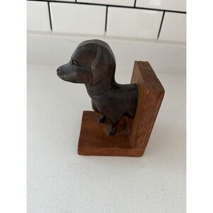 Vintage Dachshund Dog Book End Head Only